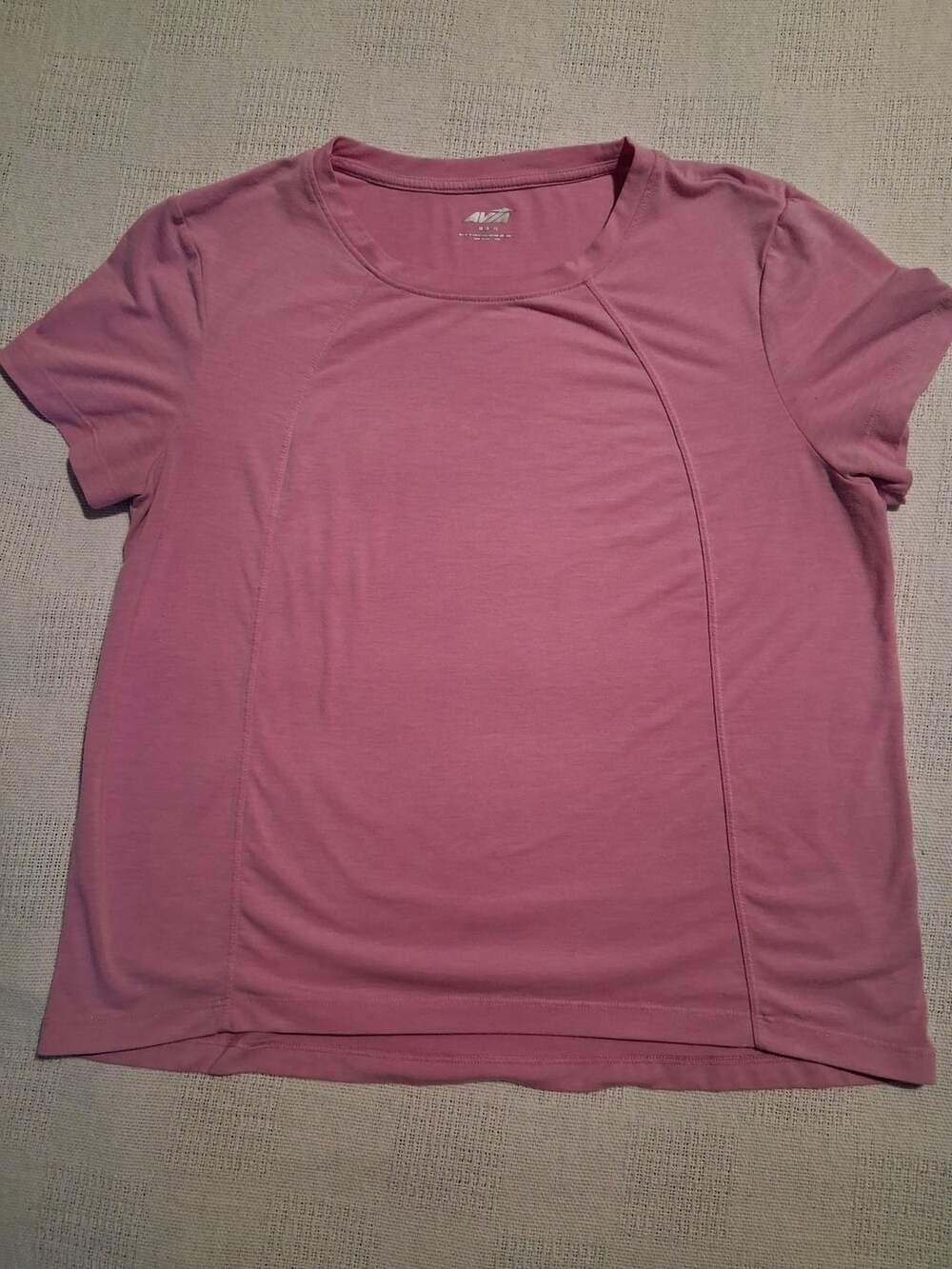 Avia Athletic T-Shirt Size M 8-10 Pink Short Sleeve